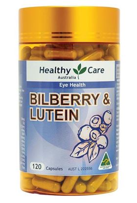 Picture of Healthy Care Bilberry & Lutein 120 Capsules
