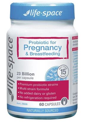 Picture of Life Space Pregnancy & Breastfeeding Probiotic 60 Capsules