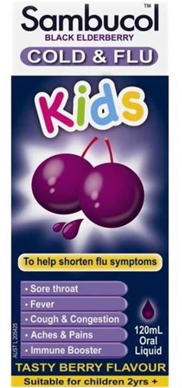 Picture of Sambucol Cold & Flu Kids Liquid 120ml