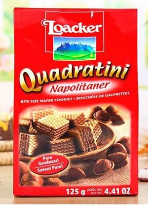 Picture of Loacker Quadratini 125g