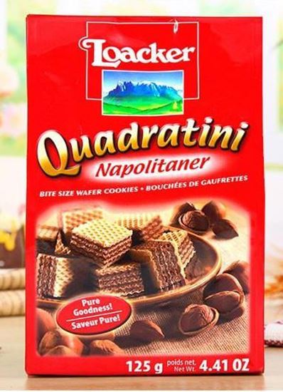 Picture of Loacker Quadratini 125g