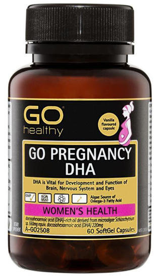 Picture of GO Healthy Pregnancy DHA 60 Capsules
